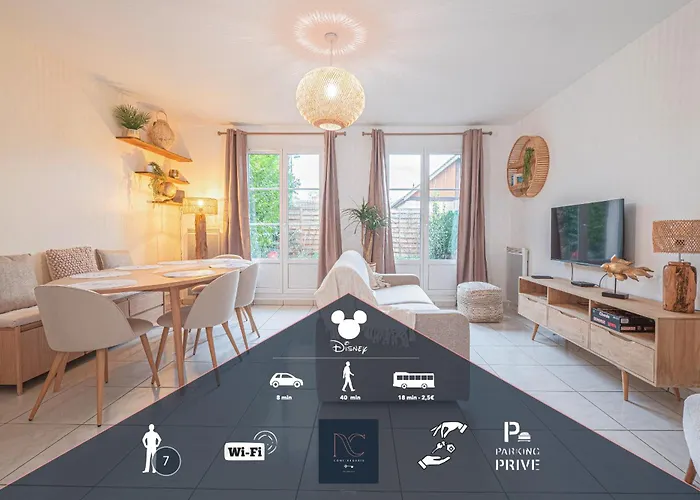 *Disneyland-Paris* 7Pers, Wifi, Parking